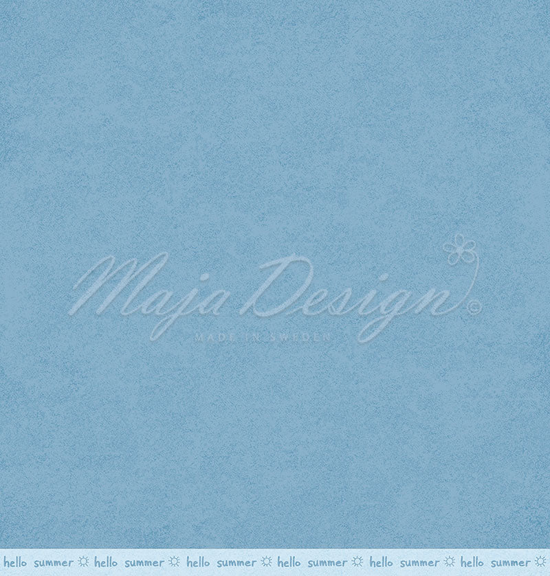 Maja Design - Shades of Summer Feeling - Mono Breeze Blue - 12 x 12"
