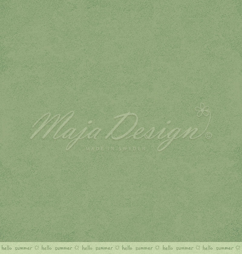 Maja Design - Shades of Summer Feeling - Mono Fresh Green - 12 x 12"