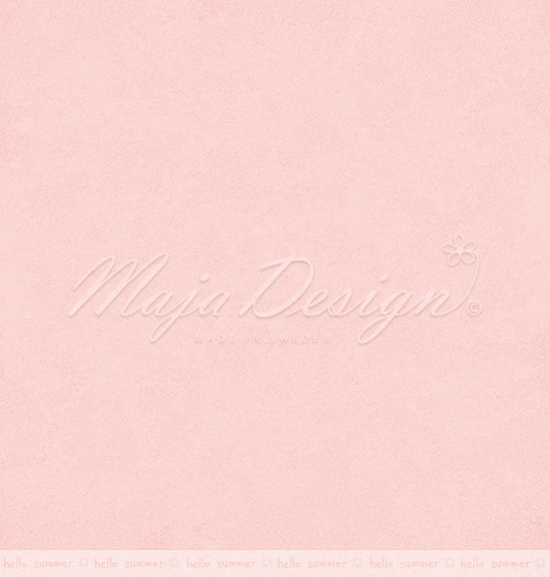 Maja Design - Shades of Summer Feeling - Mono Blush Pink - 12 x 12"