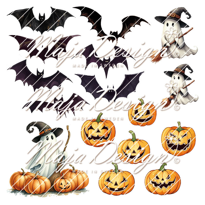 Maja Design - Halloween - Paper Pack - 6 x 6"