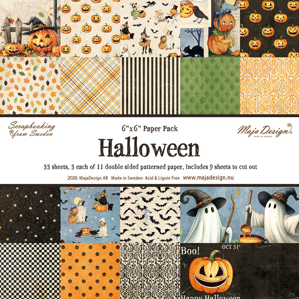 Maja Design - Halloween - Paper Pack - 6 x 6"