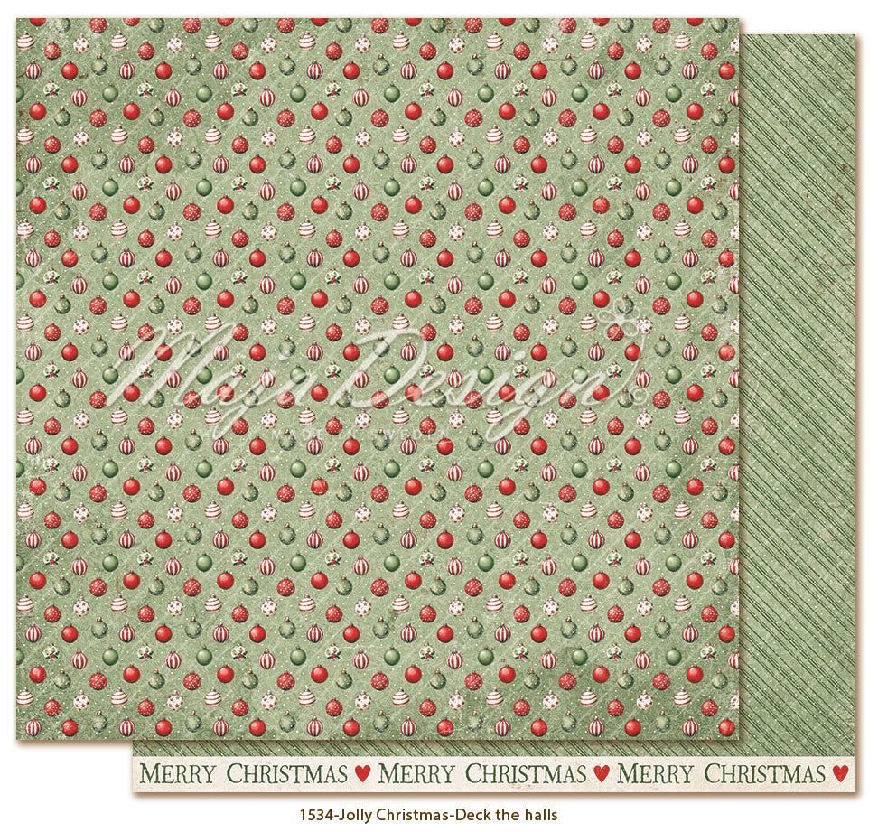 Maja Design - Jolly Christmas- Collection Pack m/monochrome ark - 12 x 12"