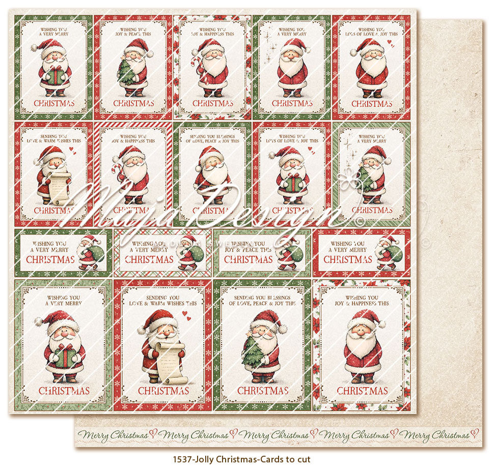 Maja Design - Jolly Christmas- Collection Pack m/monochrome ark - 12 x 12"