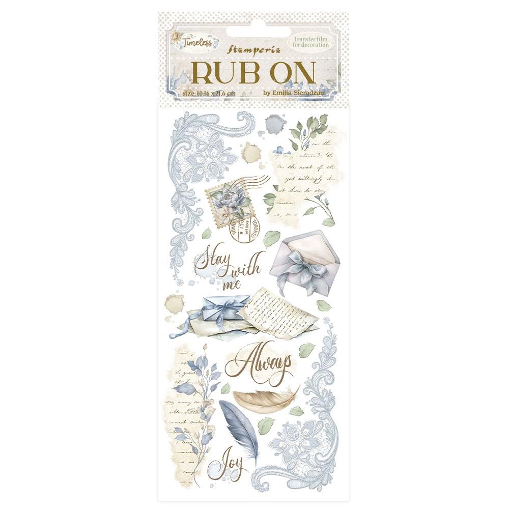 Stamperia - Rub Ons - Timeless - Letters
