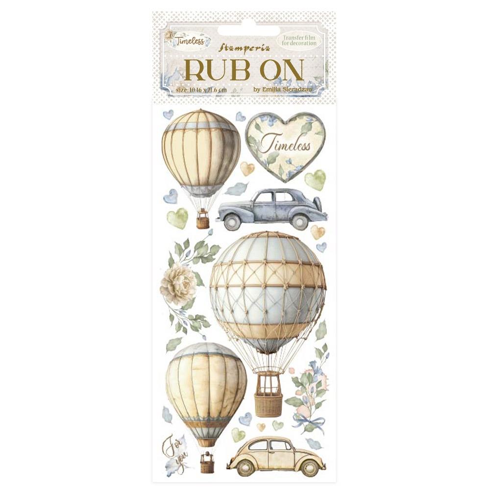 Stamperia - Rub Ons - Timeless - Air balloons