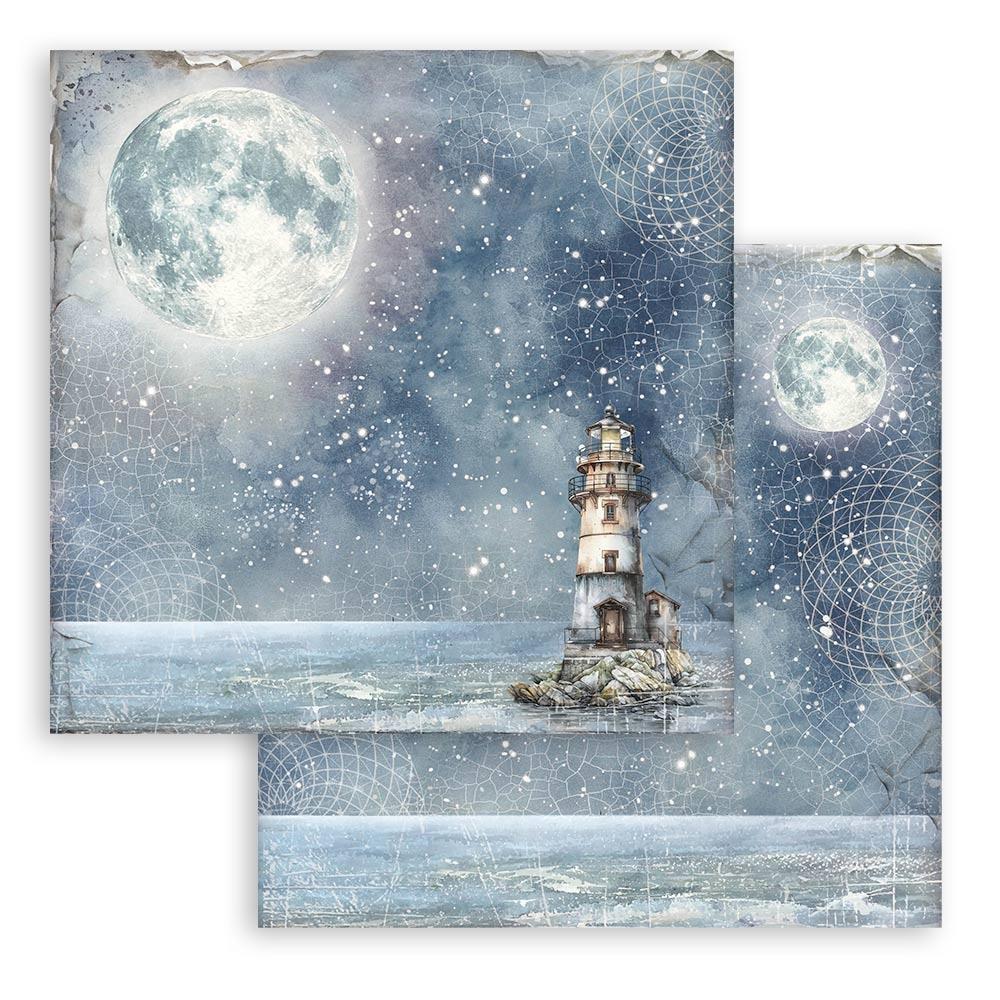 Stamperia - Silent Sea - Maxi Background Selection - Paper Pad - 12 x 12"