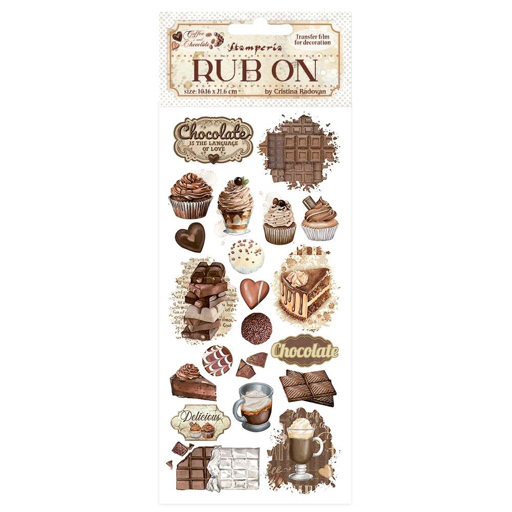 Stamperia - Rub Ons - Coffee and chocolate - Vintage Sweet Moments
