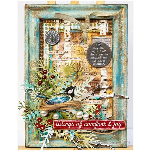 Sizzix - Tim Holtz Alterations - Thinlits - Mini Holiday Greens