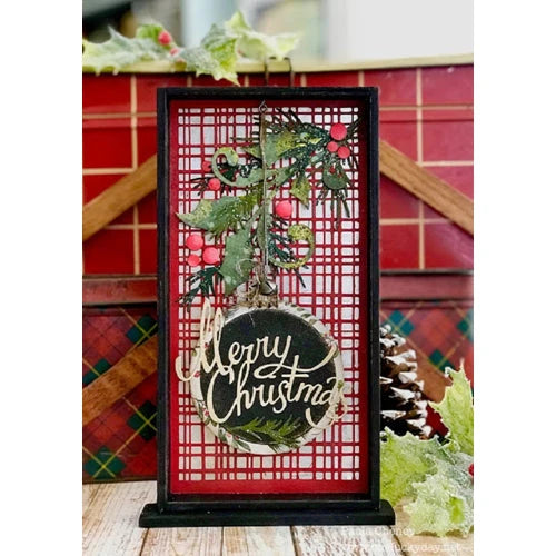 Sizzix - Tim Holtz Alterations - Thinlits - Christmas Ribbon