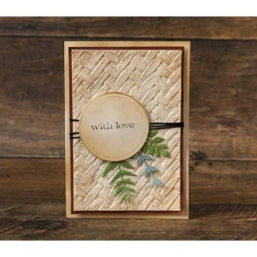 Tim Holtz Alterations - Texture Fades Embossing Folder - Intertwined 3D