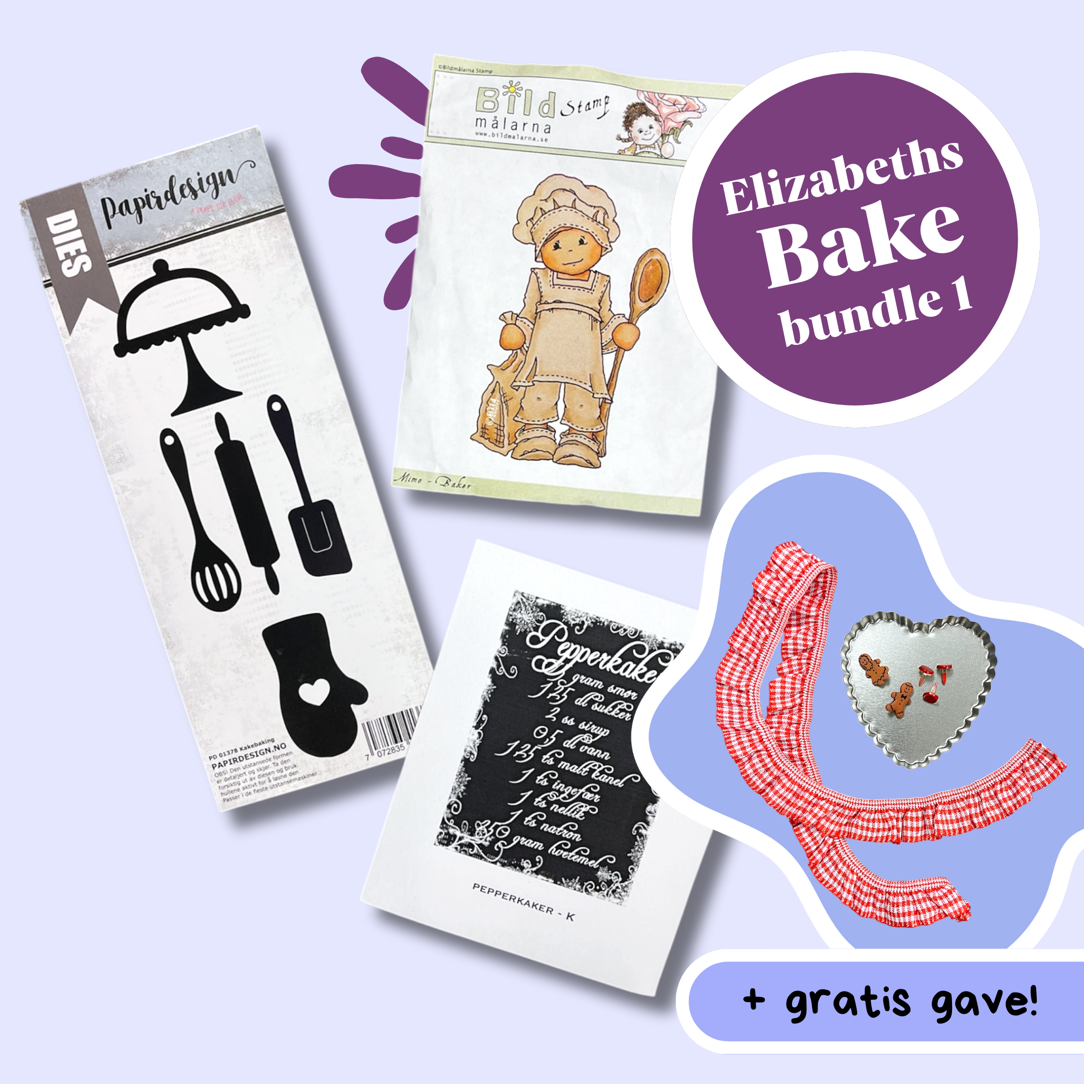 Elizabeth - Bakebundle 1 m/gave - Mimo