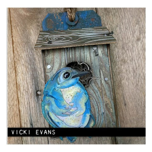 Sizzix - Tim Holtz Alterations - Thinlits Colorize - Bird & Egg