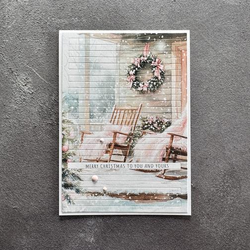 Simple and Basic - Dies - A6 Rectangle - Horizontal Striped Panel