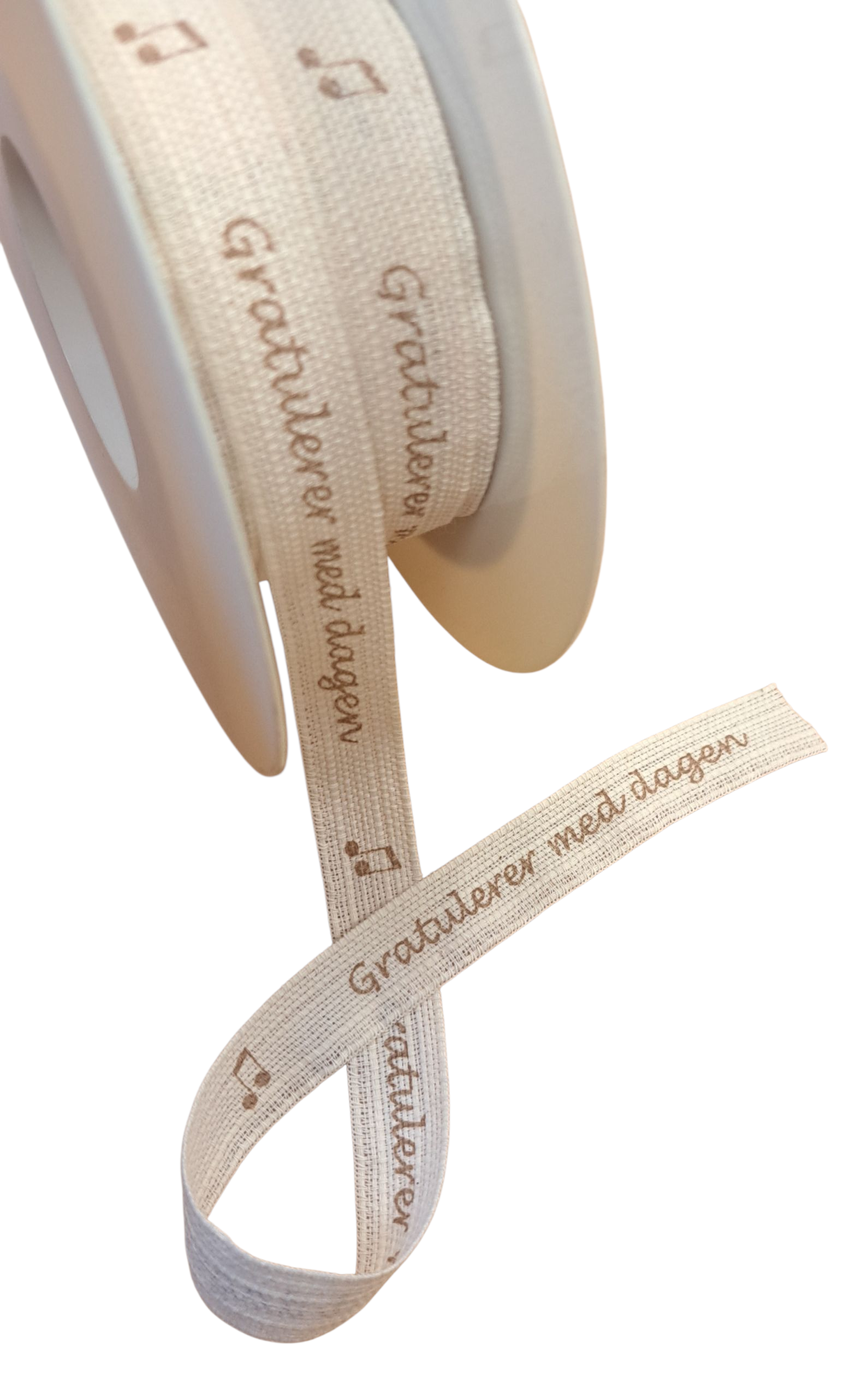 Decor - Bånd med tekst - Gratulerer med dagen