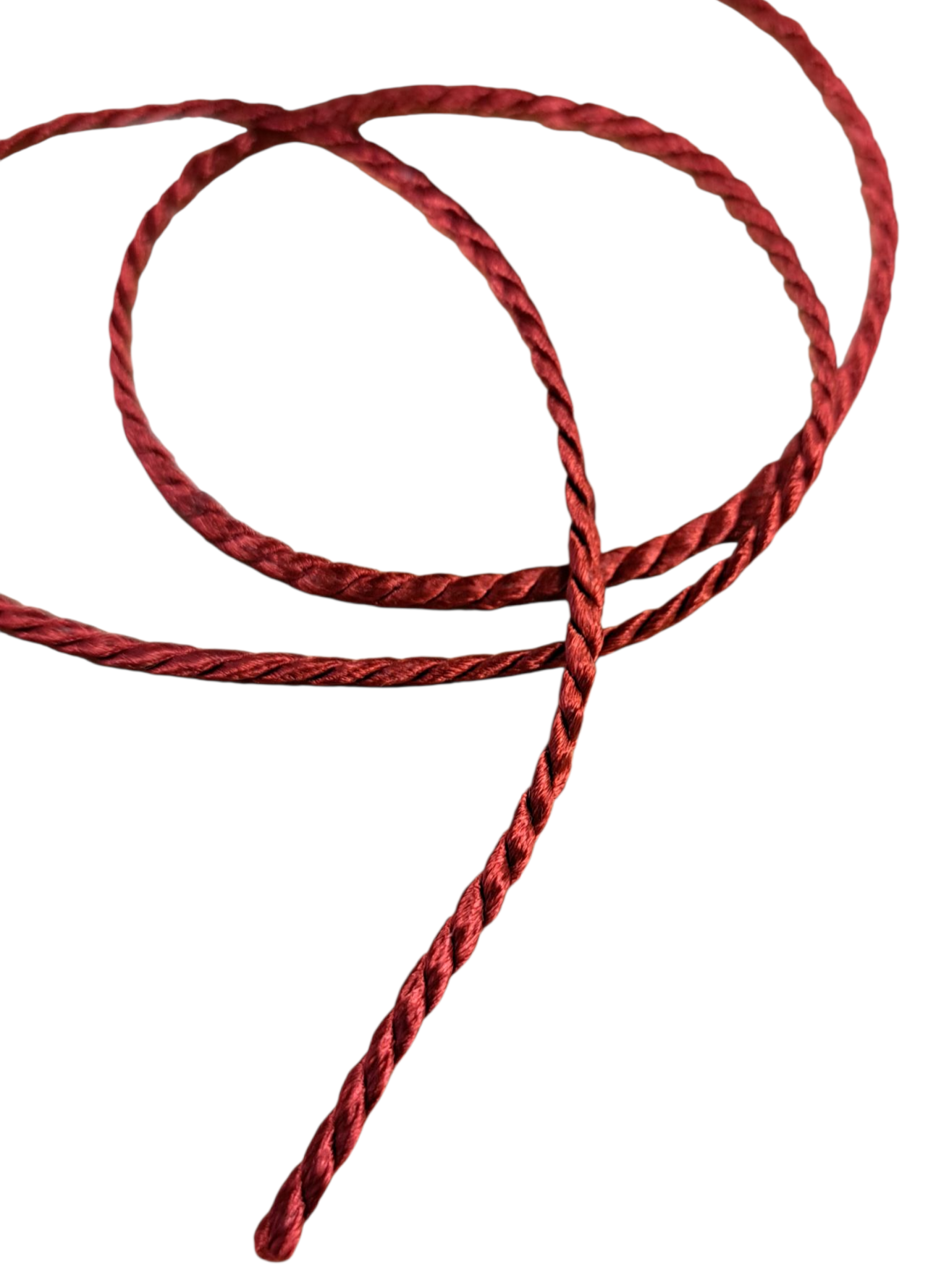 Edelweiss - Tvinnet tråd - Rød - metervis