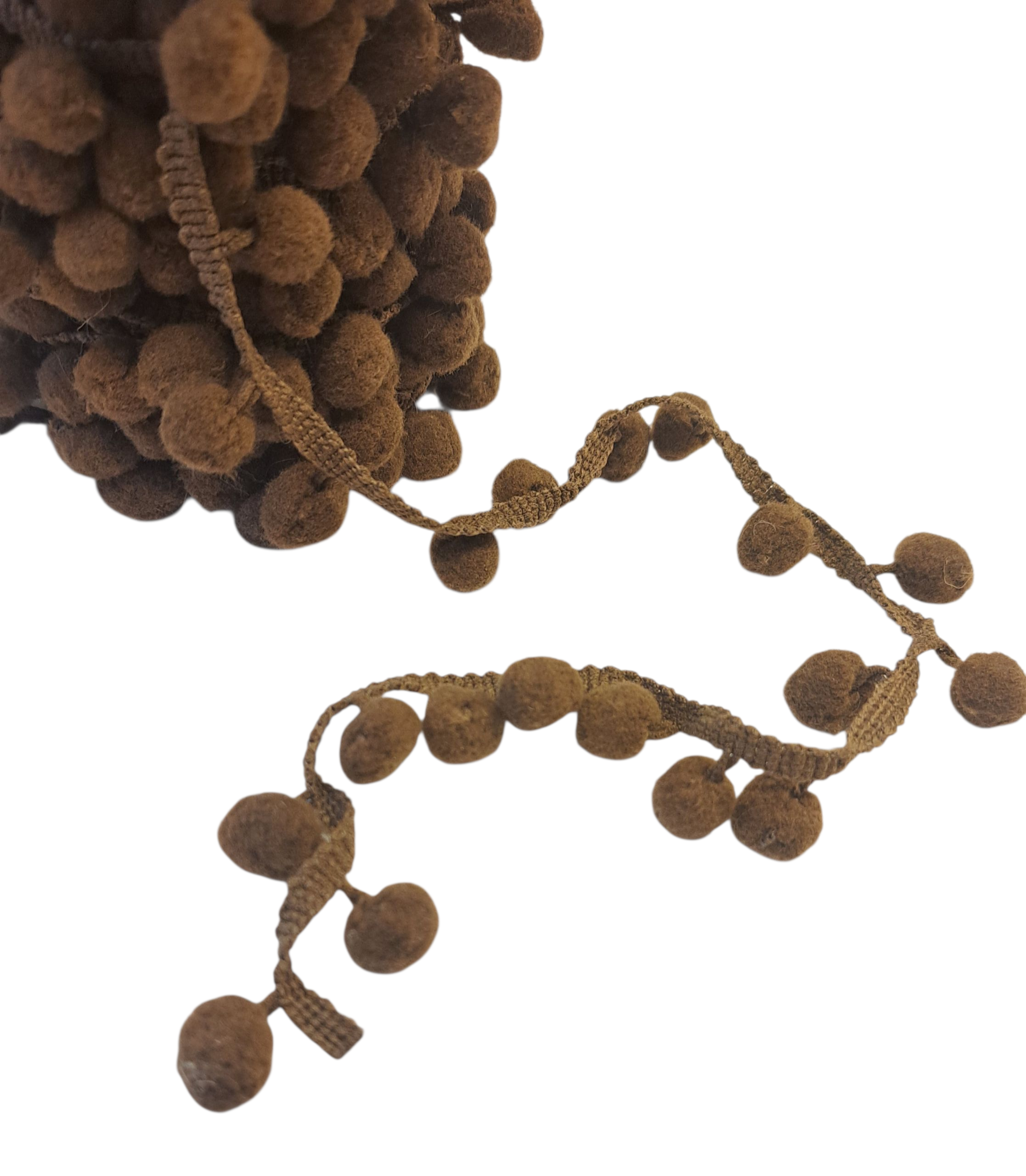 Big Pom Pom Trim - Brown (metervis)