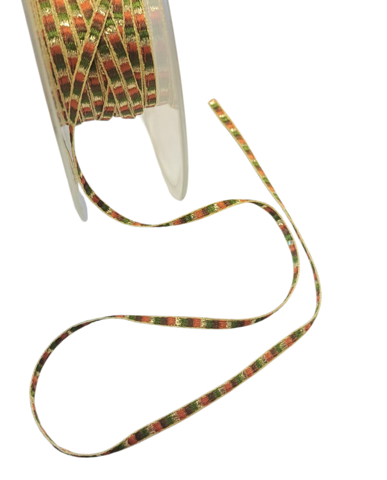 Edelweiss - Tynt Bånd - Rødt -Grønt -Gull - metervis