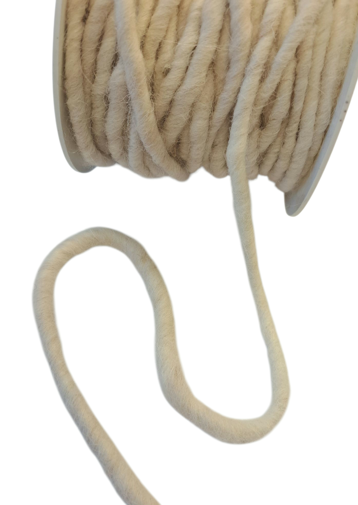 Edelweiss - Tykk tvinnet Ulltråd - Beige - metervis