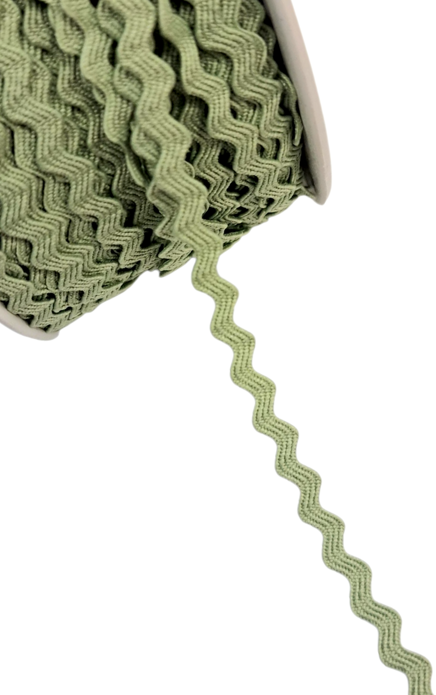 Ric Rac Ribbon - Light Green METERSVIS