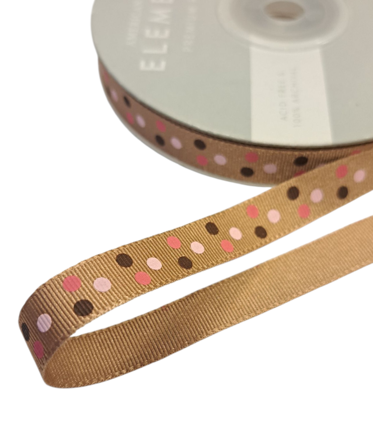 AM - Grossgrain Ribbon - Dotted (metervis)