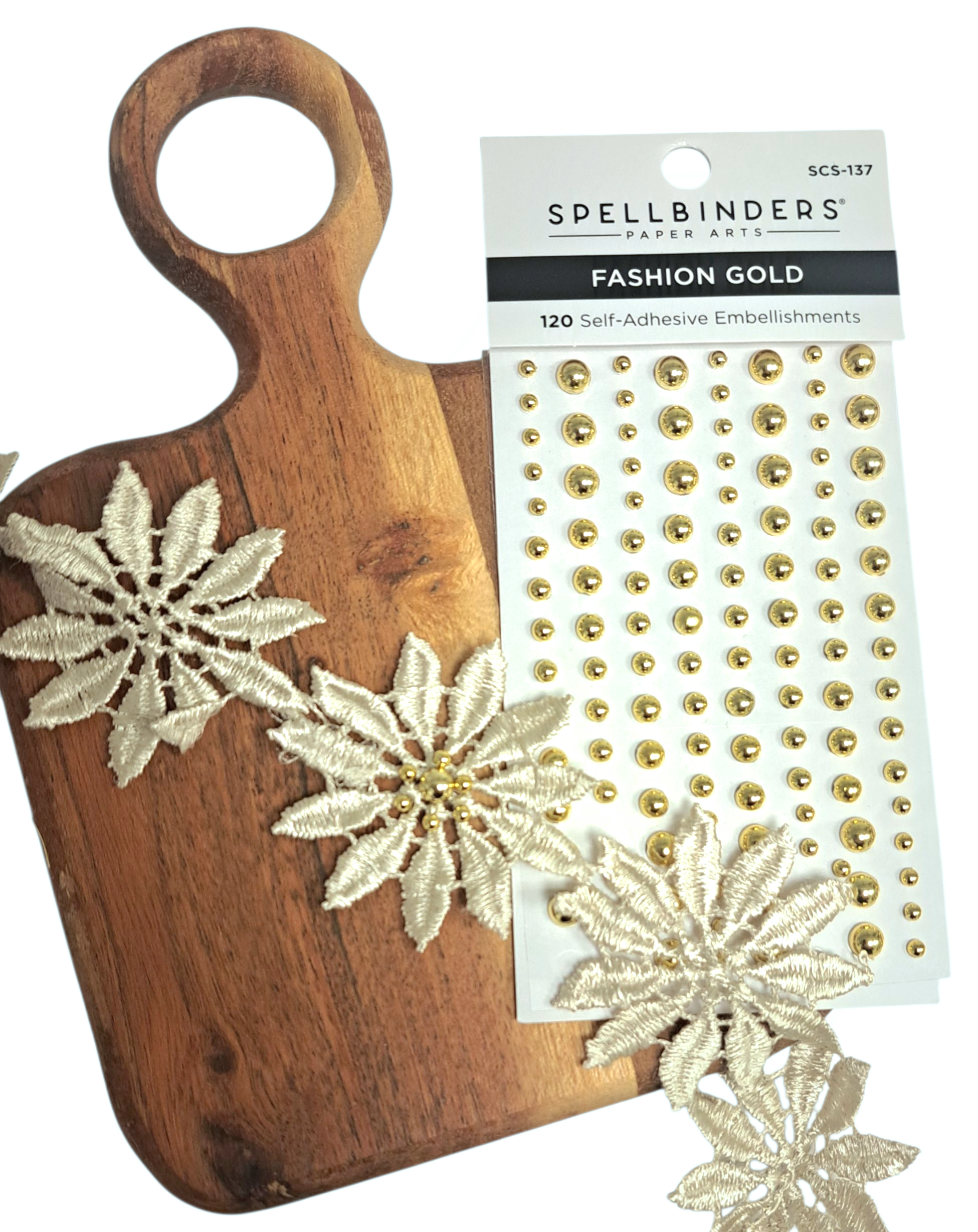 Bundle - Dekorbånd & pakke med gullperler