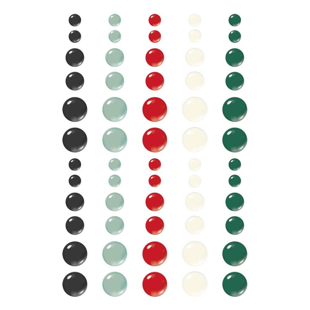 Simple Stories - Tis the season - Enamel Dots