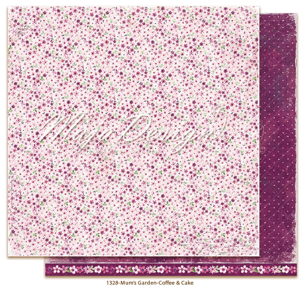 Maja Design - Mum's Garden - Collection Pack m/monochrome ark - 12 x 12"
