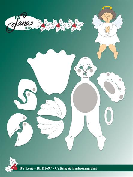 By Lene Design - Dies - Large Angel 2