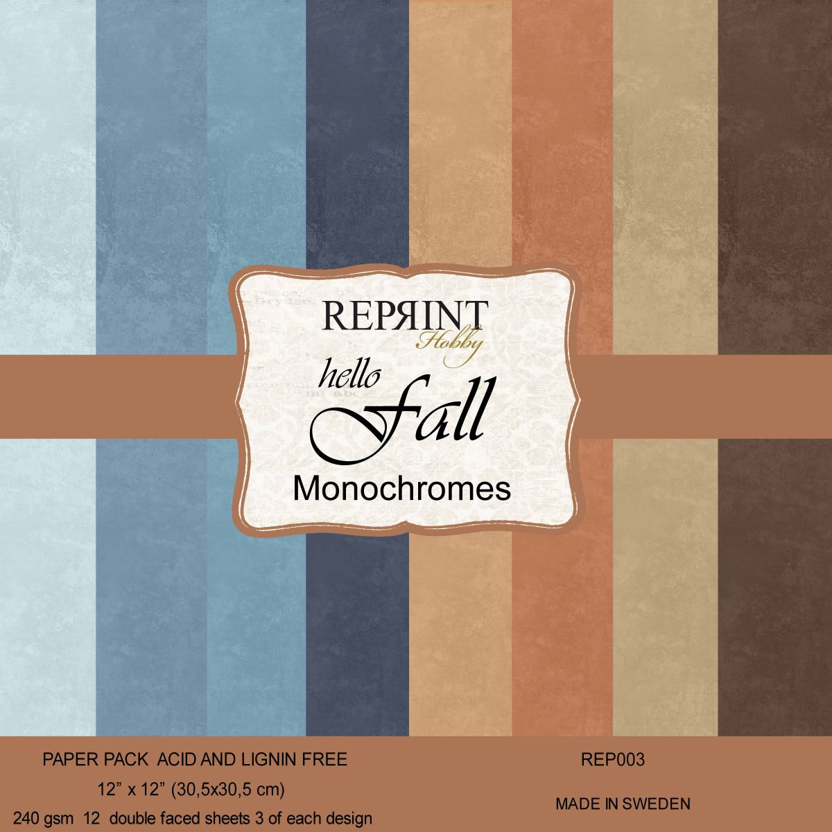 Reprint - Paperpack - Hello Fall - Monochromes