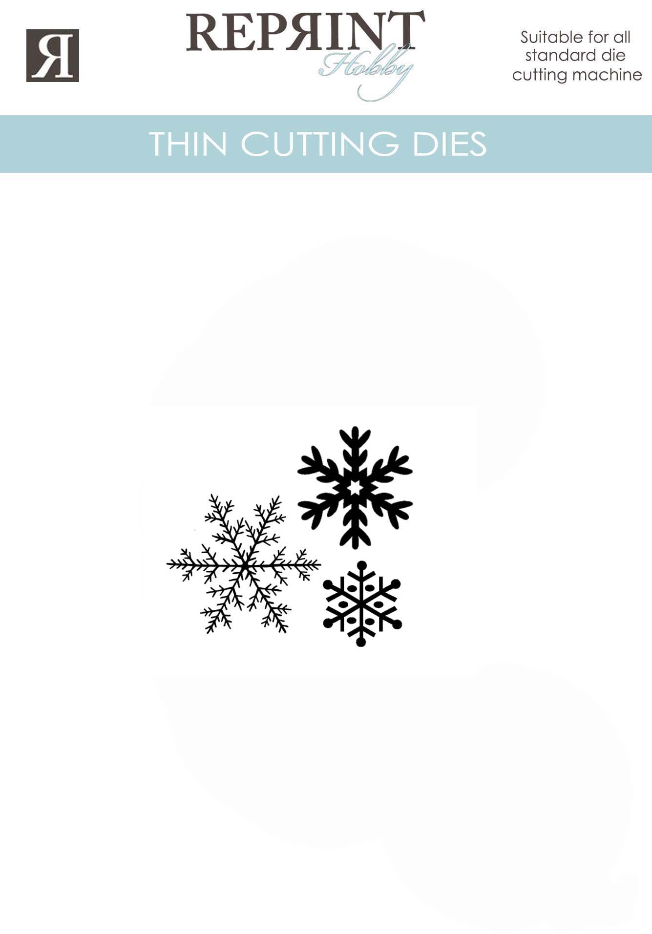 Reprint - Dies - Snøfnugg med skygge