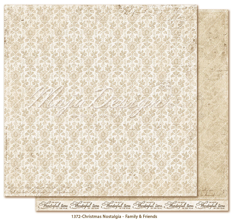 Maja Design - Christmas Nostalgia - Family &   Friends -  12 x 12"