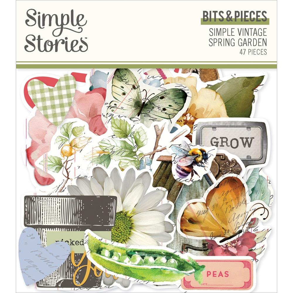 Simple Stories - Spring Garden - Bits & Pieces Die-Cuts