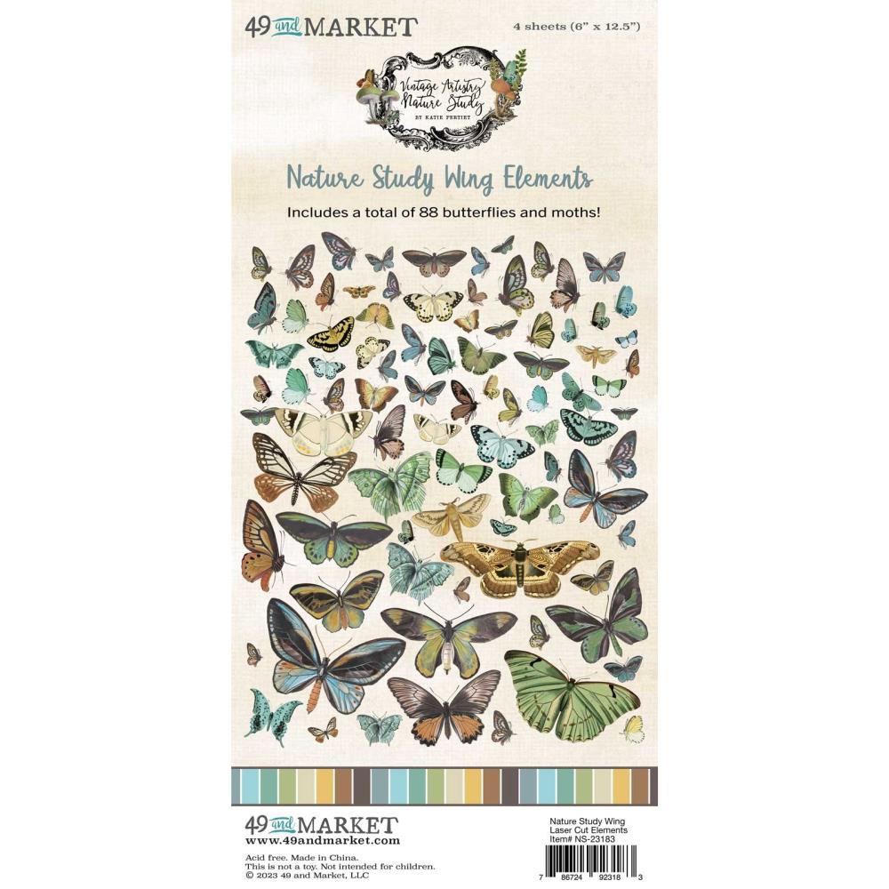 49 and Market - Nature Study - Wings - Laser Cut Outs