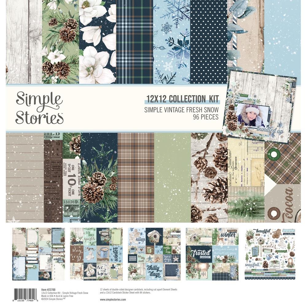 Simple Stories - Fresh Snow - Collection Kit - 12 x 12"