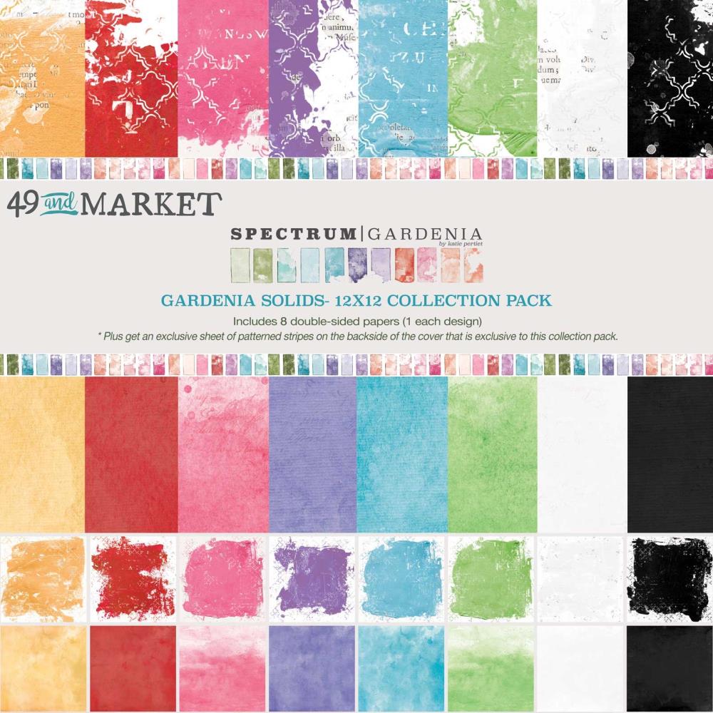 49 and Market - Spectrum Gardenia - Solids Collection Pack - 12 x 12"