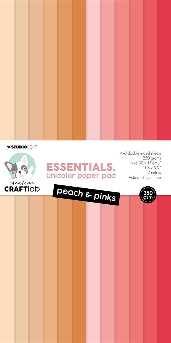 StudioLight - Paper Pad - Peach & pinks - 30x15cm