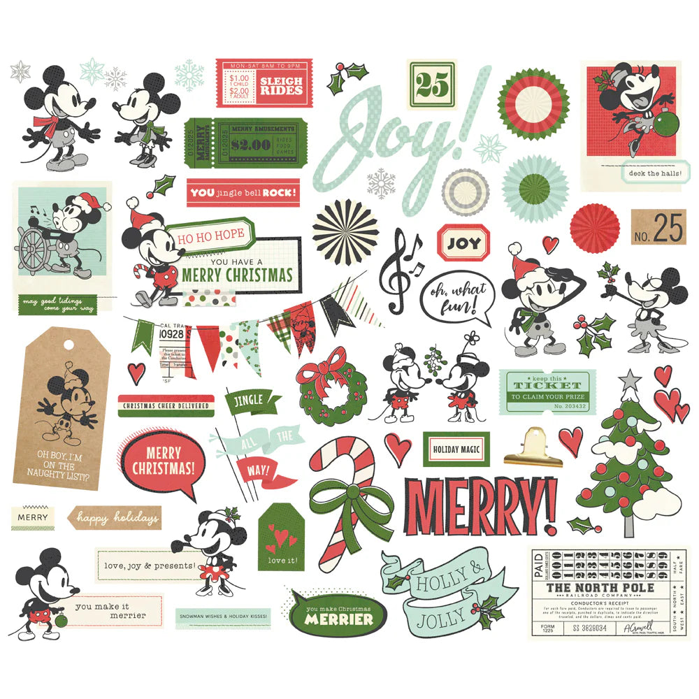 Simple Stories - Say Cheese Classic Mouse - Christmas Bits & Pieces