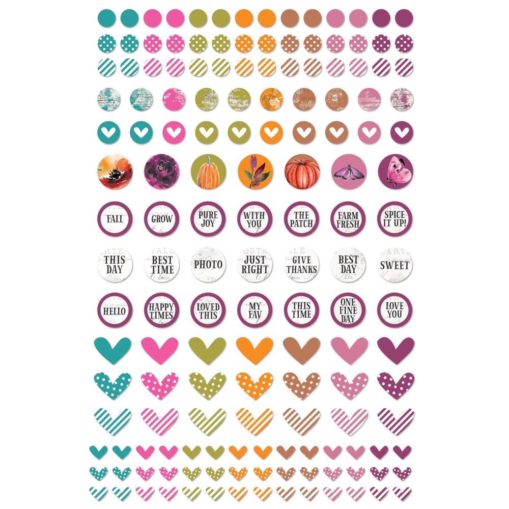 49 and Market - Artoptions Spice - Whising Bubbles & Baubles - Epoxy Stickers