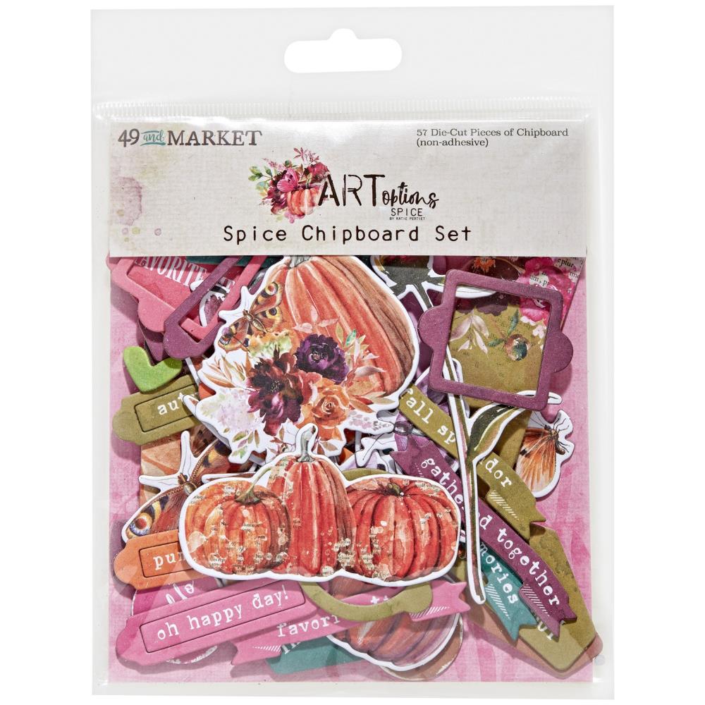 49 and Market - Artoptions Spice - Chipboard Set