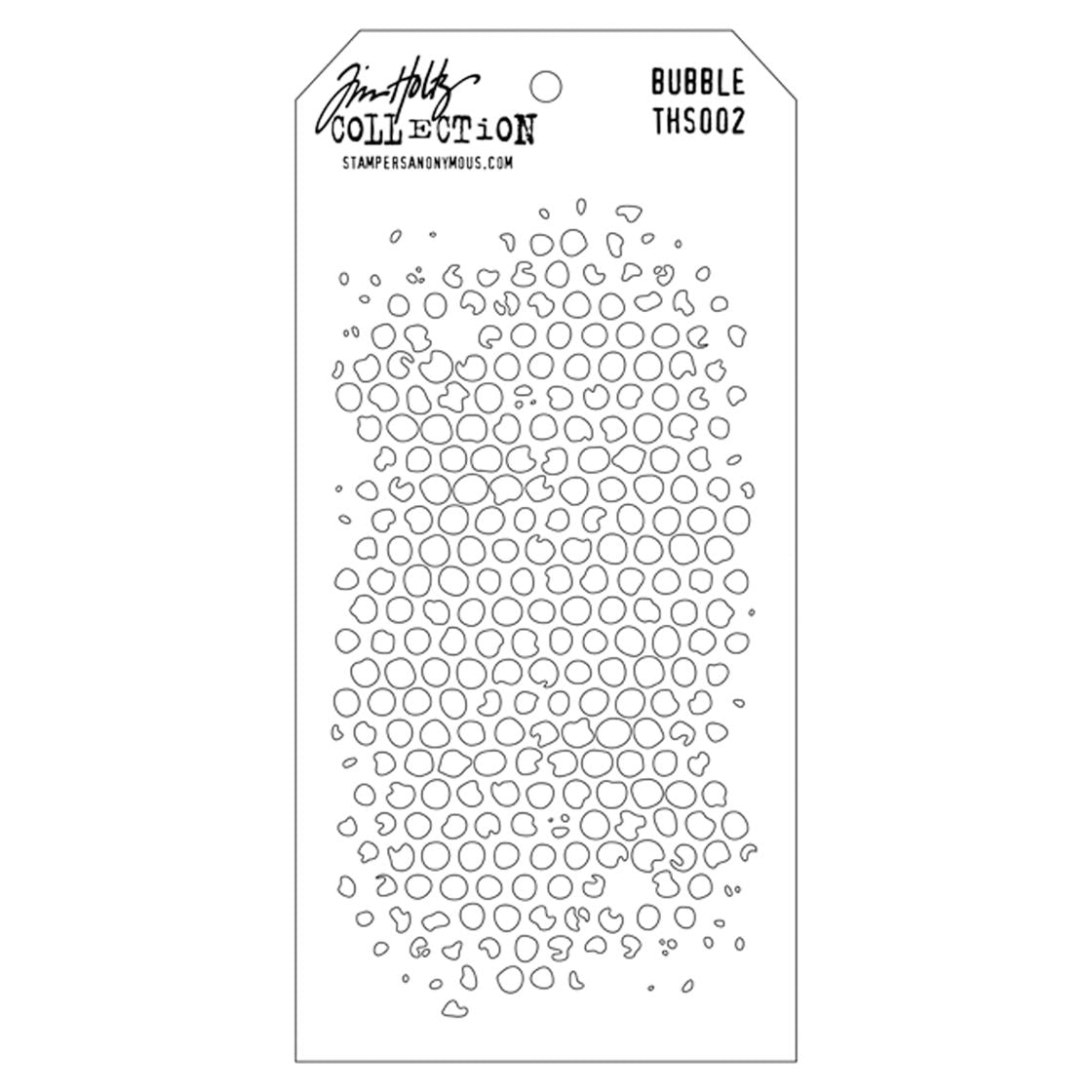 Tim Holtz: Layering Stencil - Bubble
