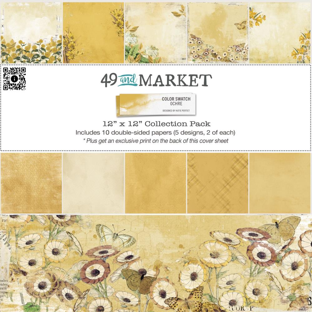 49 and Market - Ochre Collection -   12 x 12"
