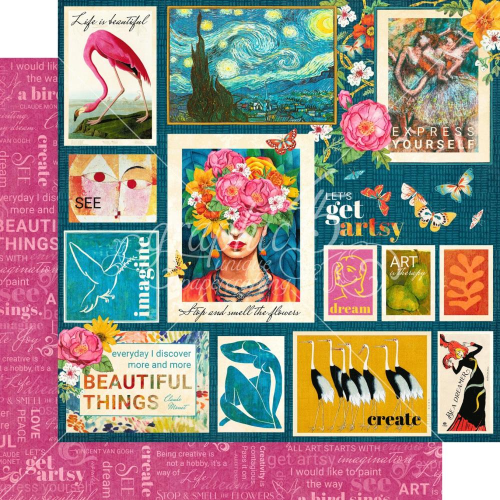 Graphic 45 - Let's get Artsy - Lets get Artsy - 12 x 12"