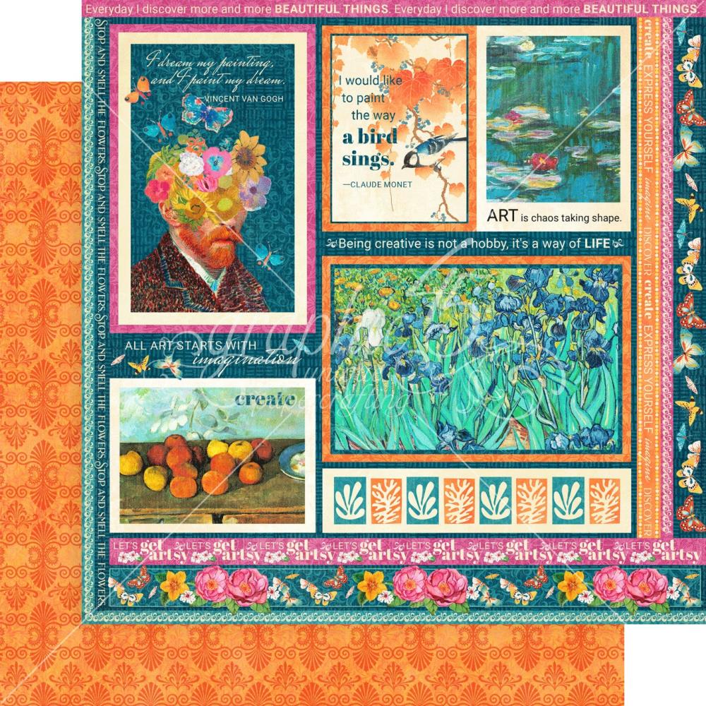 Graphic 45 - Let's get Artsy - Art is Therapy - 12 x 12"