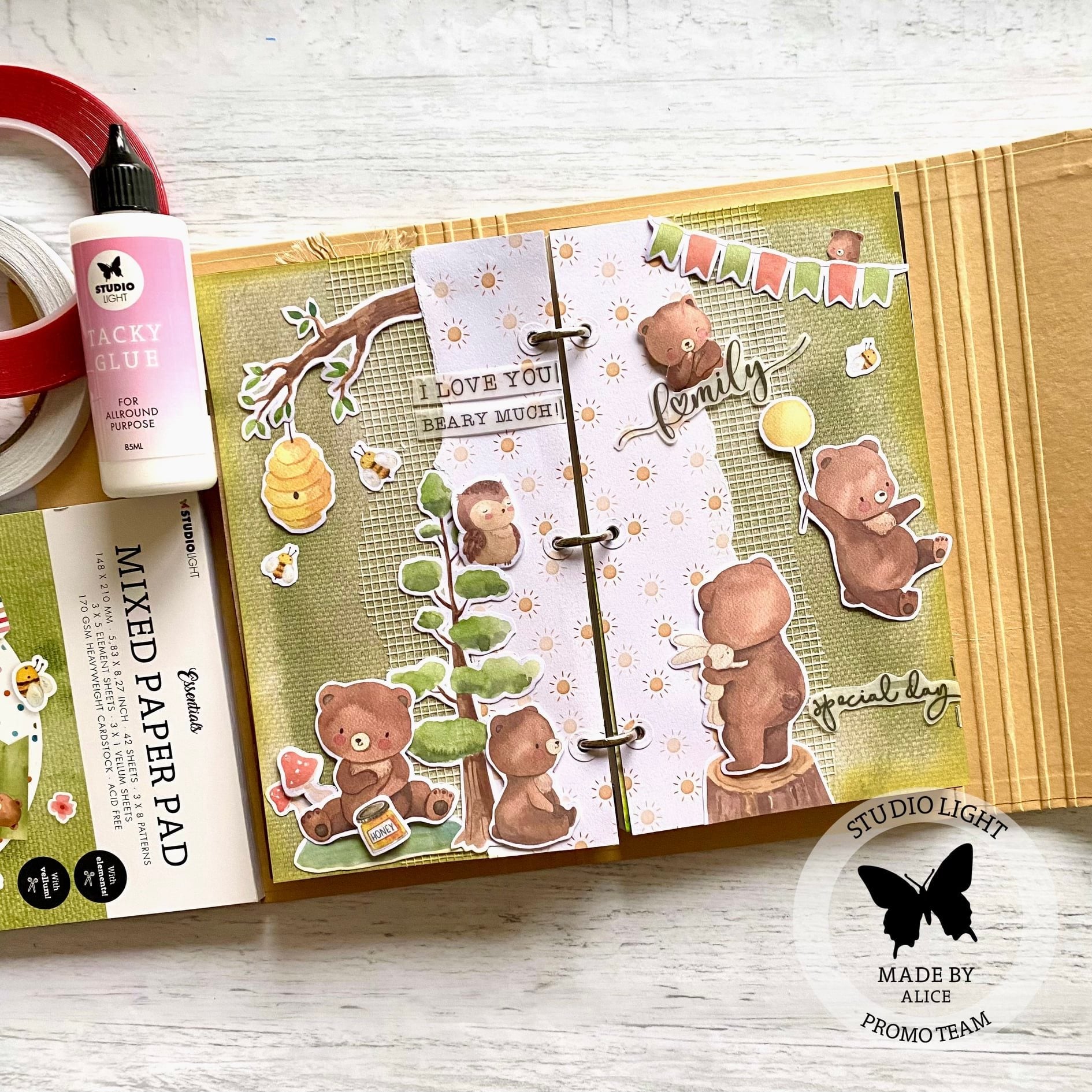 Studiolight - Essentials - Mixed Paper Pad 11 - A5