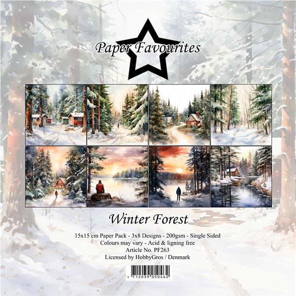 Paper Favourites - Winter Forest - Paper Pack 6 x 6"