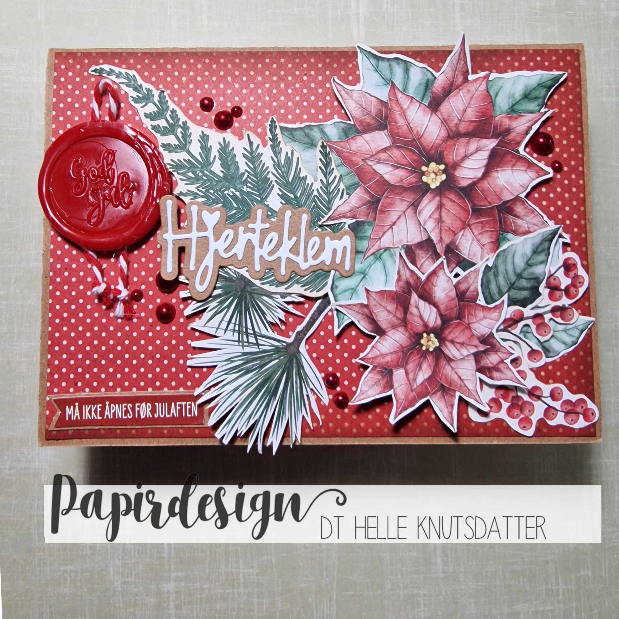 Papirdesign - Dies - Hjerteklem 2