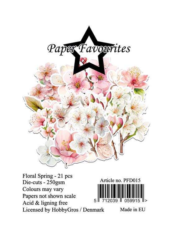 Paper Favourites - Die Cuts - Ephemera - Floral Spring