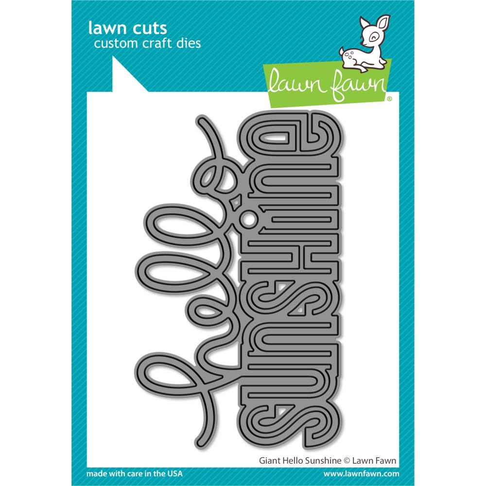 Lawn Fawn - Cuts Custom Craft Dies - Giant Hello Sunshine