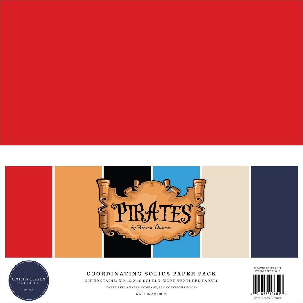 Carta Bella - Pirates - Solids - 12x12"