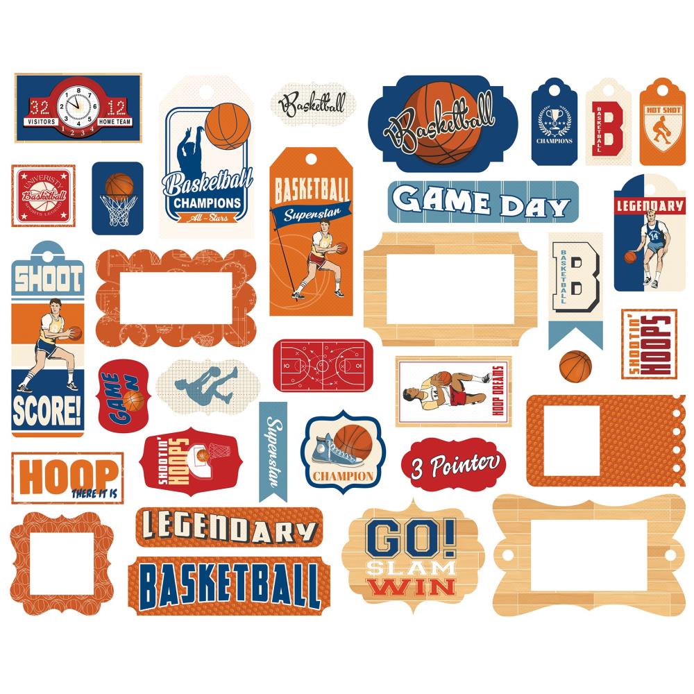 Carta Bella - Slam Dunk - Frames & Tags Ephemera